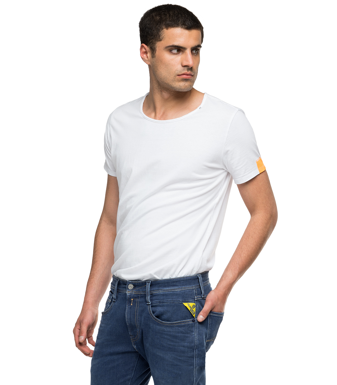 CHAIN スリムフィットジーンズ REPLAY FOR HUSQVARNA 詳細画像 ミディアムブルー 3